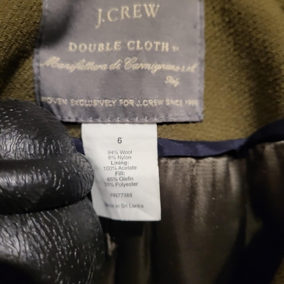 J. Crew Olive Trench Coat for Women - Picture 2 of 5